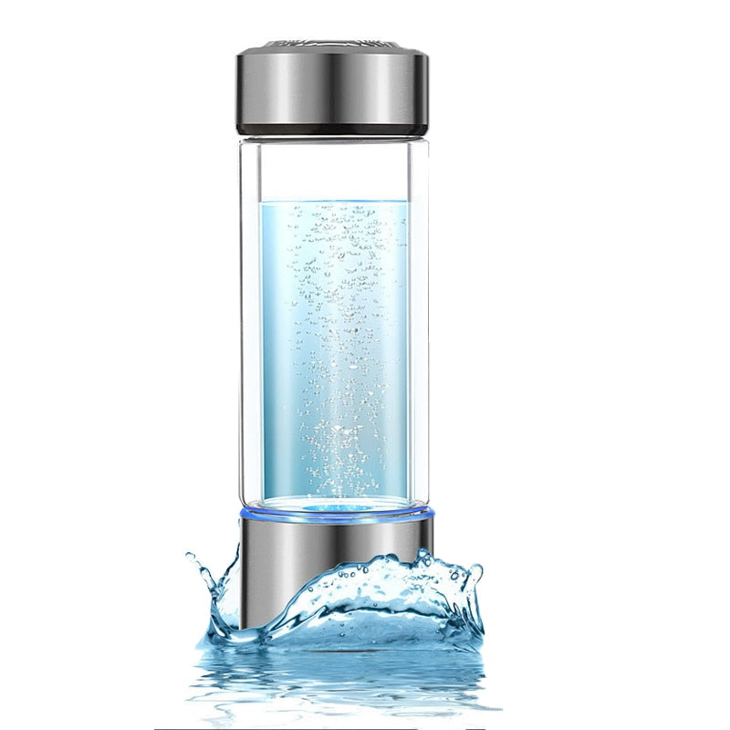 500ML Portable Hydrogen Generator Water Filter Ionizer Pure H2